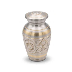 Silver Piewter Keepsake Urn for Sale