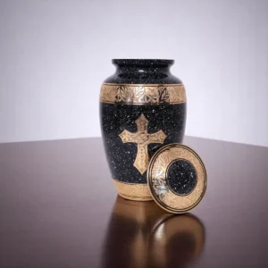 love of christ gold cremation urn for ashes
