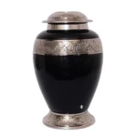 Navy Elegance Brass Memorial Adult Cremation Urn for Sale