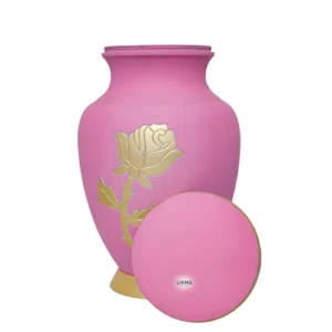 Aria Pink Gold Rose Adult Cremation Urn 2