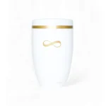Aroha Infinity White Adult Cremation Urn for Ashes – Eternal Purity Memorial