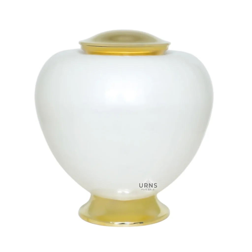 Baroque Shadow Large Aluminium Cremation Urn