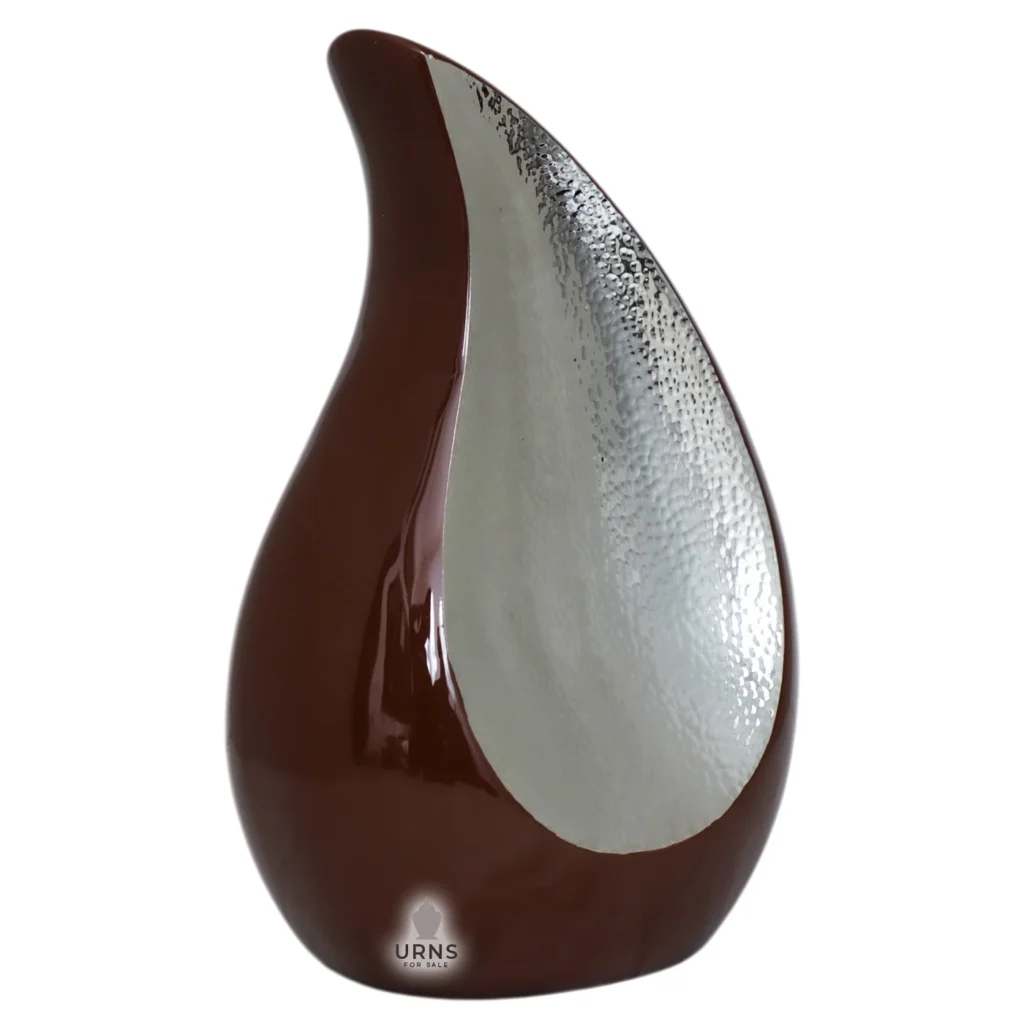 Golden Tear of Remembrance Teardrop Cremation Urn