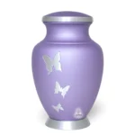 Aria Lavender Butterfly Cremation Urn – Graceful Ashes Memorial