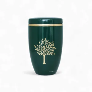 aroha tree of life green crematon urn for ashes