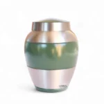 Sage Serenity Green Brass Keepsake Urn – Small Elegant Memorial