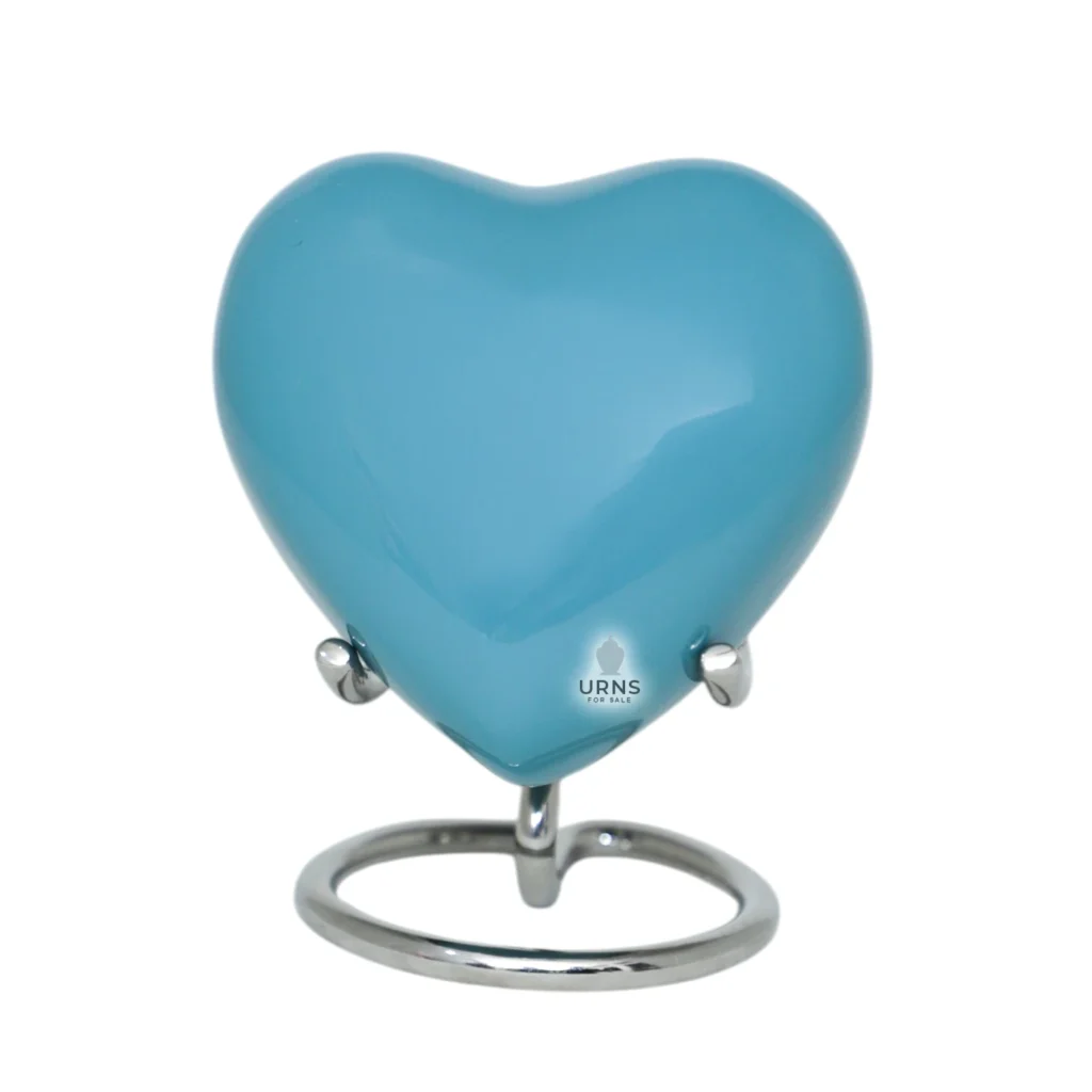 Satori Ocean Blessing Heart Brass Keepsake Urn – Ocean-Inspired Memorial