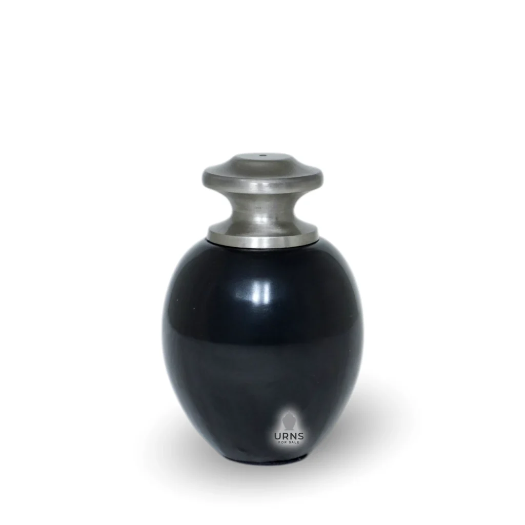 Satori Onyx Brass Keepsake Urn – Small Elegant Memorial