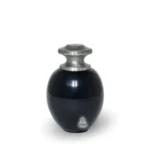 Satori Onyx Brass Keepsake Urn – Small Elegant Memorial