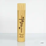 Biodegradable Bamboo Pet Scattering Urn – Bamboo Cross & Rose Memorial