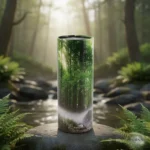 Green Forest Scattering Tube for Ashes - Biodegradable Cremation Urn & Memorial Keepsake Container (Adults & Pets)