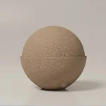 Orb Silica Sand Biodegradable Urn - Sand Finish Urn for Water & Earth Burial