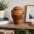 Azure Lightning Wooden Cremation urn Lifestyle