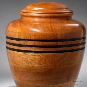 Modern Wooden Urn for Ashes