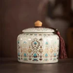 Eternal Lotus Decorative Ashes Urn - 900ml Capacity