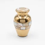 Pearl Petal Keepsake Urn for Ashes