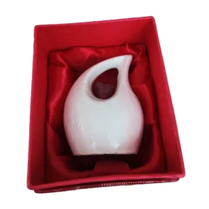 White Teardrop Keepsake inside gift box