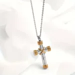 Eternal Faith Cross Pendant – Memorial Souvenir Jewellery Gift