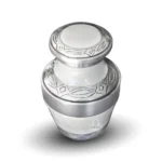Pearl White Elite Series Token Keepsake Cremation Urn