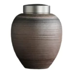 Radiant Textured Ceramic Remembrance Urn