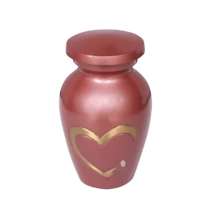 Rose Heart Keepsake Urn