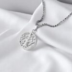 Stainless Steel Memorial Urn - Tree of Life Pendant Necklace Cremation Jewellery