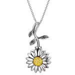 Sunflower Memorial Pendant for Ashes – Eternal Sunshine