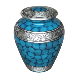 Cynosuree Sea blue cremation urn