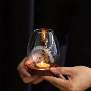 glass tealight holder memorial