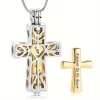 heartcross keepsake pandant for ashes