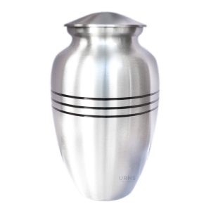 Lineage Lumina Silver Cremation Urn for Ashes
