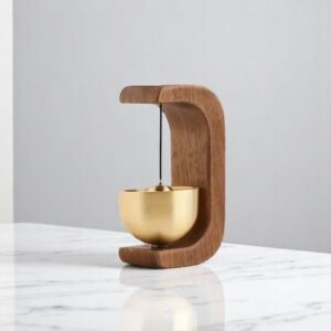 minimalist magnetic doorbell chime