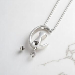 pet loss memorial necklace cat