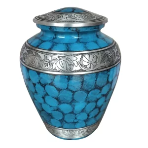 Sea Blue Large Adult Cremation Urn