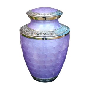 Silver Lining Lavender Adult Large Cremation Urn for Ashes