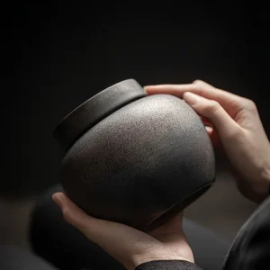 timeless ceramic urn for ashes