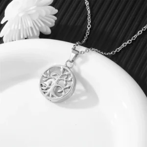 tree of life cremation ashes pendant memorial gift