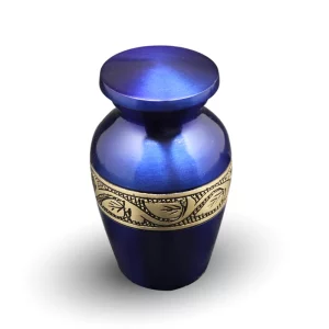 trinity moonlight blue keepsake urn for ashes